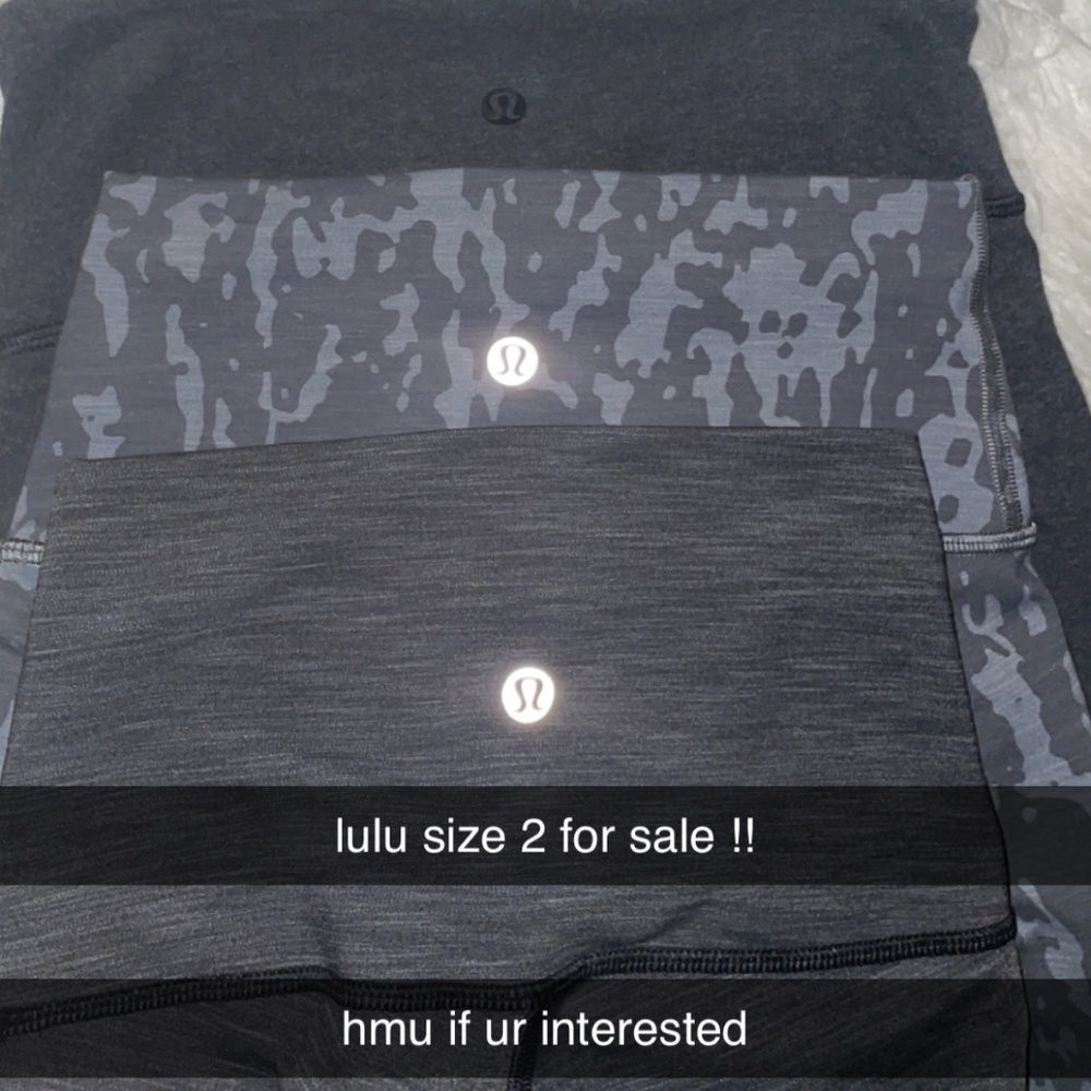 Lulu lemon leggings size 2 bundle